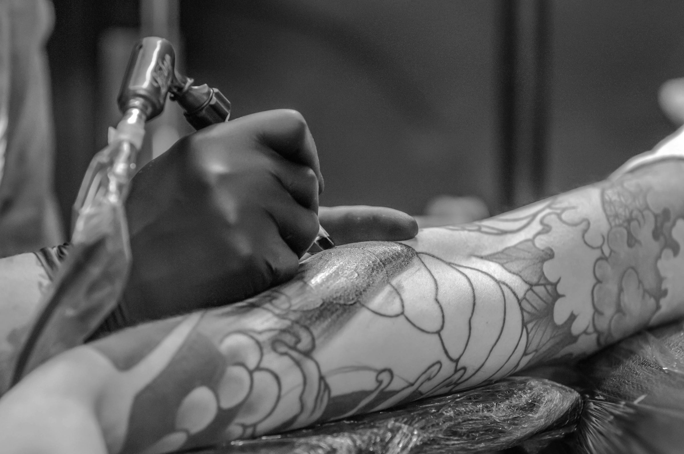 Tattoo studio background